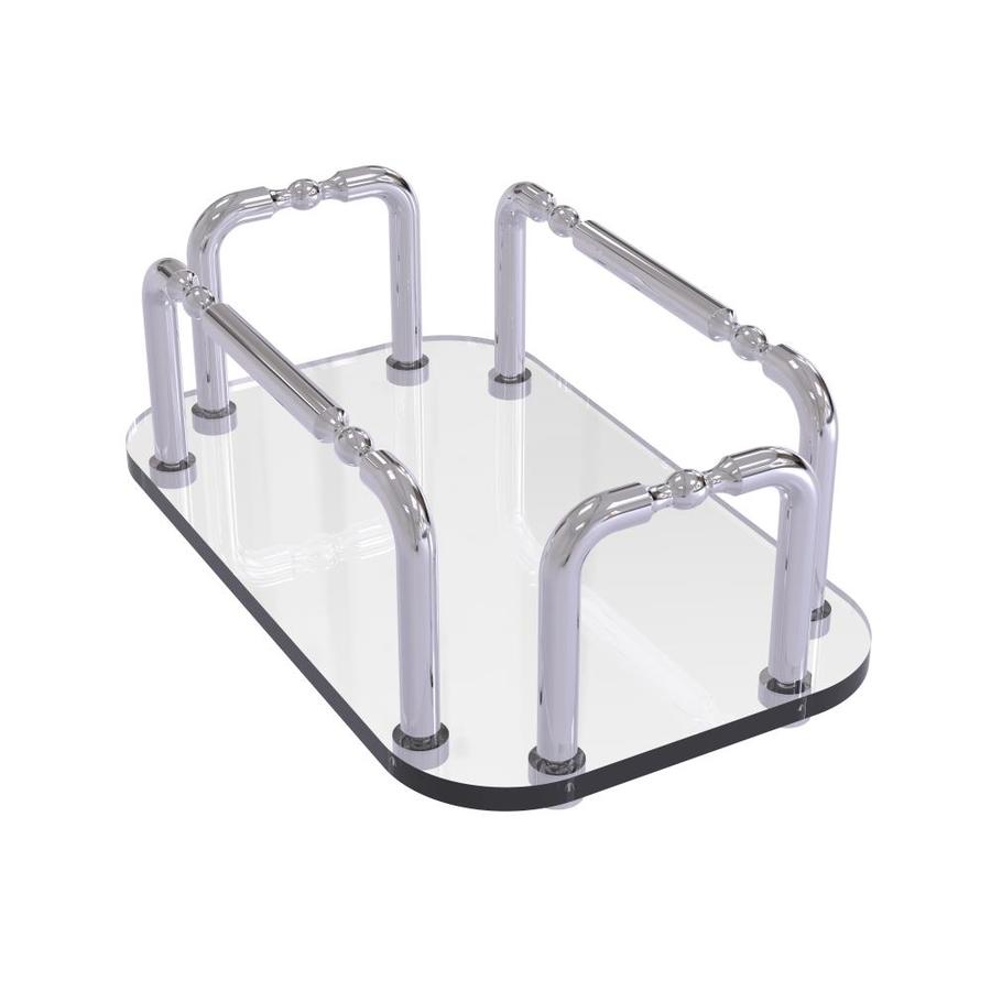 Allied Brass Vanity Top Guest Towel Holder in Polished Chrome at