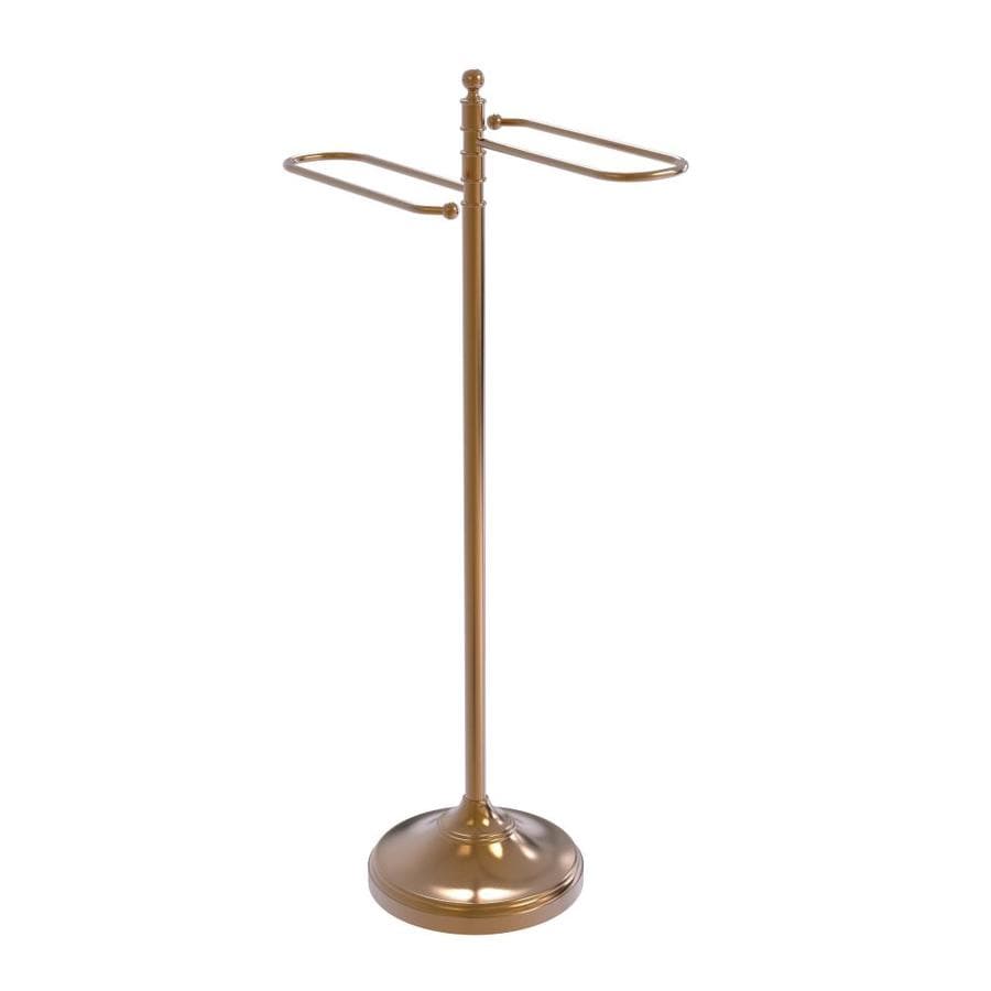 Allied Brass Brushed Bronze Freestanding Towel Rack at