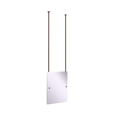 Allied Brass 2 5 In Antique Copper Rectangular Frameless