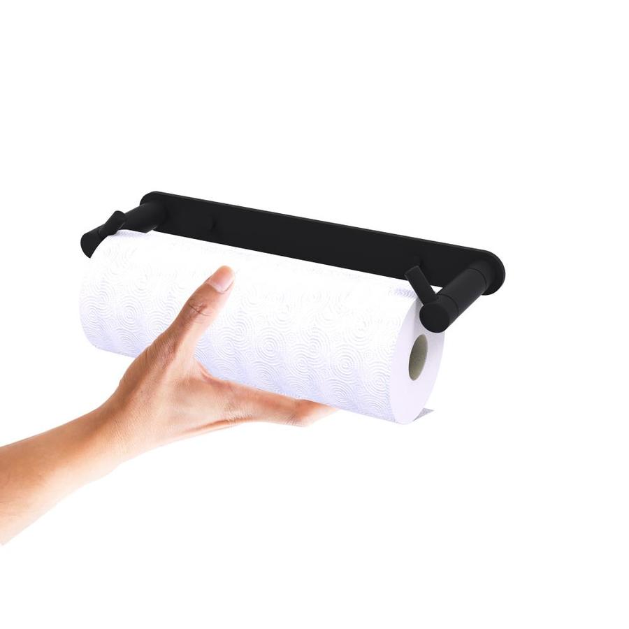 matte black paper towel holder