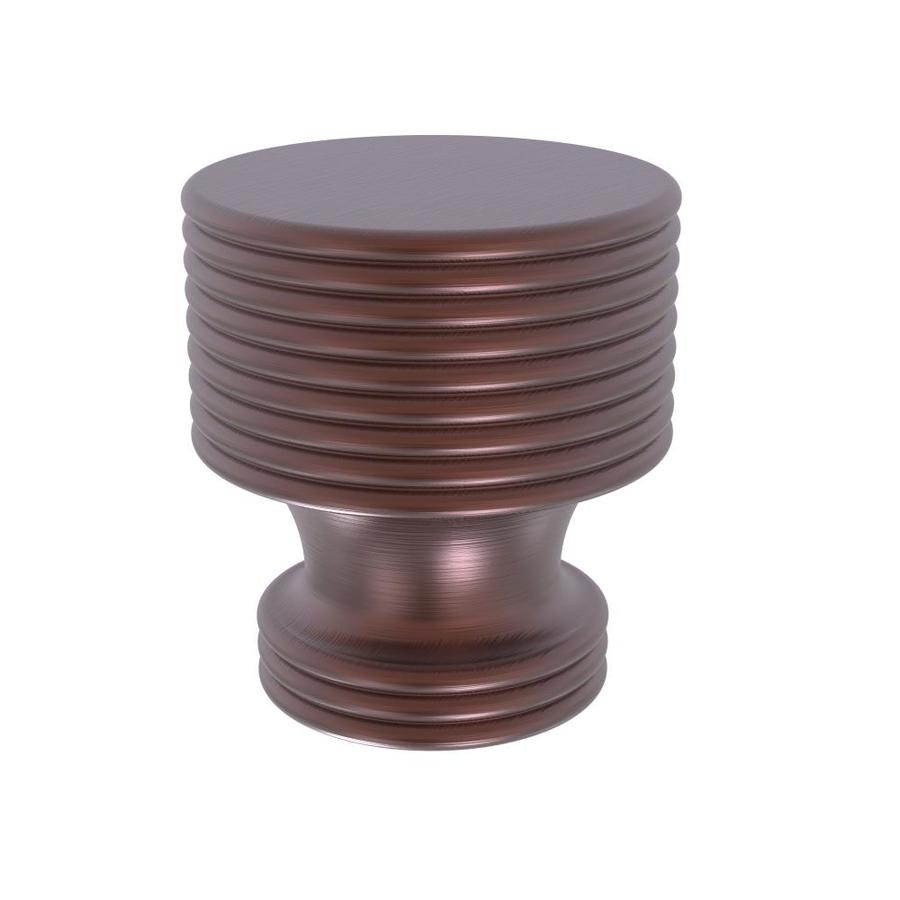 Allied Brass Cabinet Hardware 1 In Antique Copper Round Modern