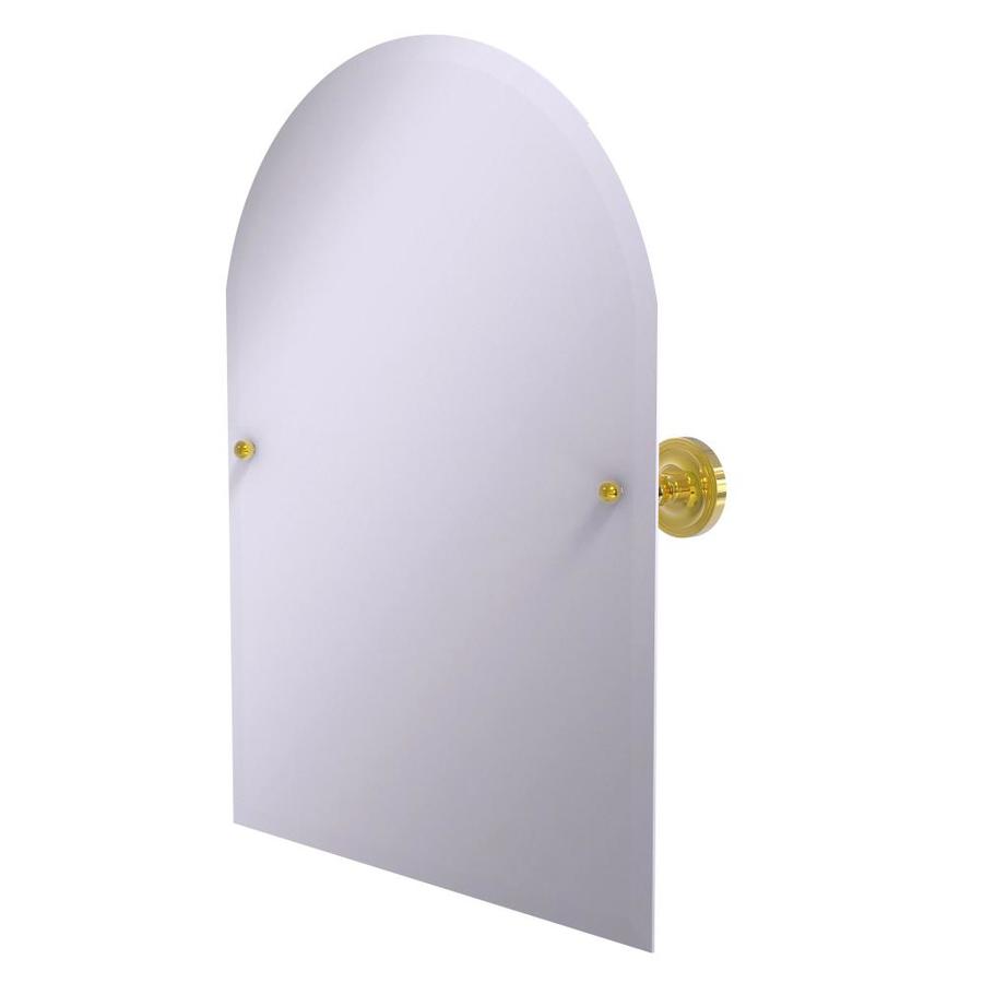 Allied Brass Prestige Regal 21in Polished Brass Arch Frameless