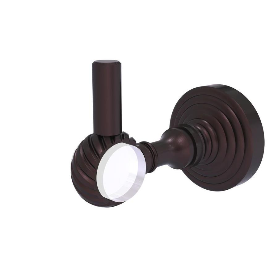 Allied Brass PG-24CT-ABZ Pacific Grove Collection Recessed Toilet Paper Holder with Twisted Accents Antique Bronze