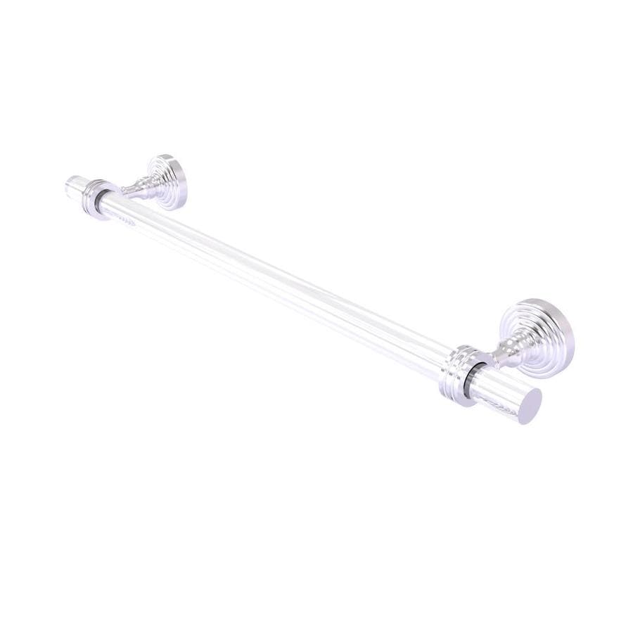 Allied Brass PG-72G-24-CA Pacific Grove Collection 24 Inch Double Towel Bar with Groovy Accents Antique Copper