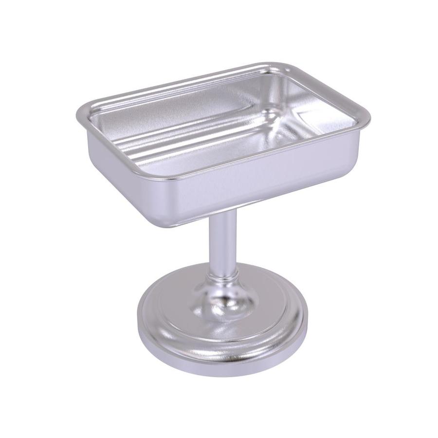 Allied Brass Vanity Top Soap Dish in Satin Chrome at
