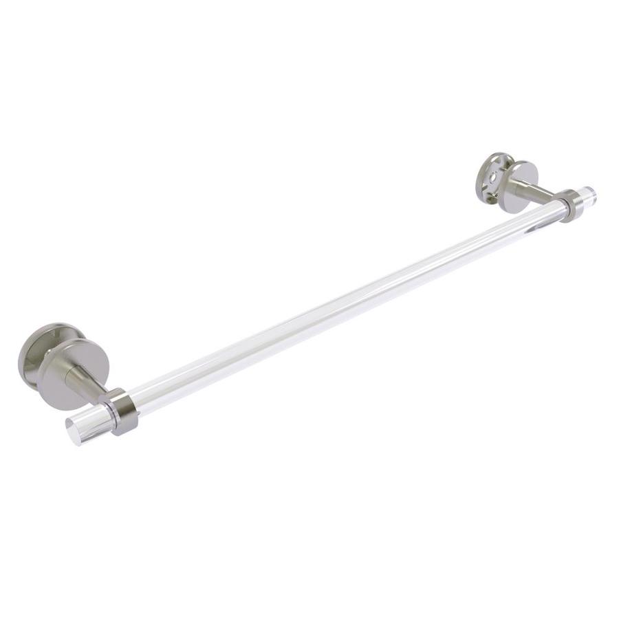 Allied Brass Clearview 24 In Satin Nickel Wall Mount Single Towel