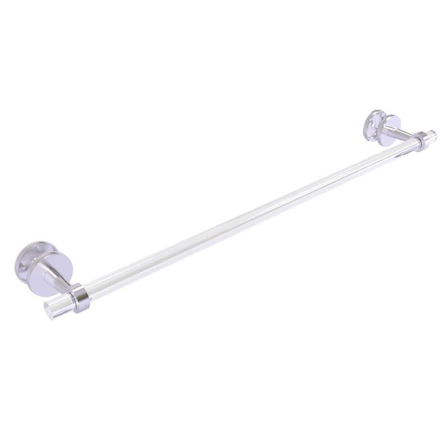 Allied Brass Clearview Collection 30in Shower Door Towel Bar in Satin