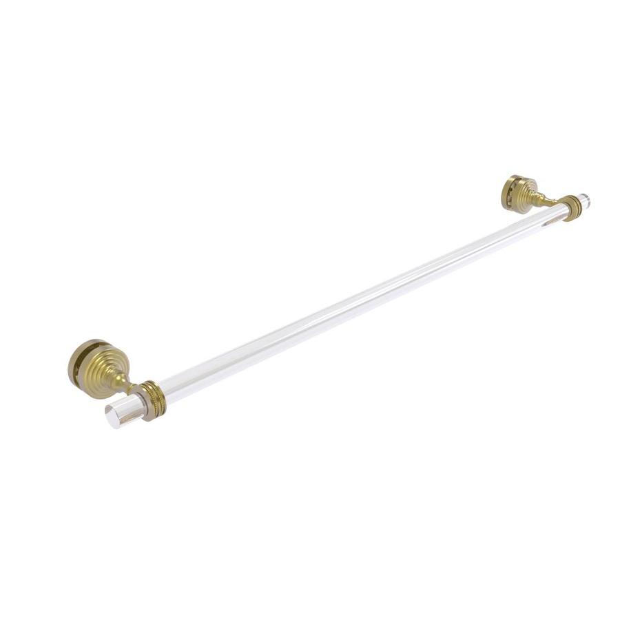 Allied Brass Pacific Grove 30-in Satin Brass Wall Mount Single Towel Bar