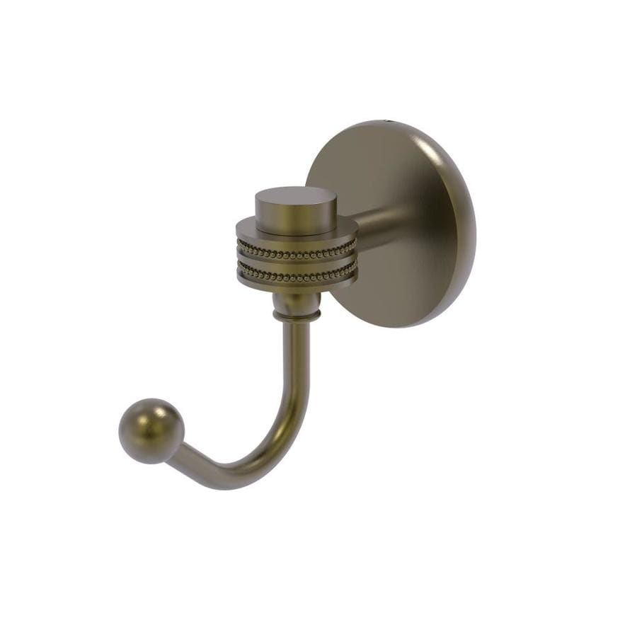 Allied Brass Satellite Orbit One Single Hook Antique Brass Towel Hook ...