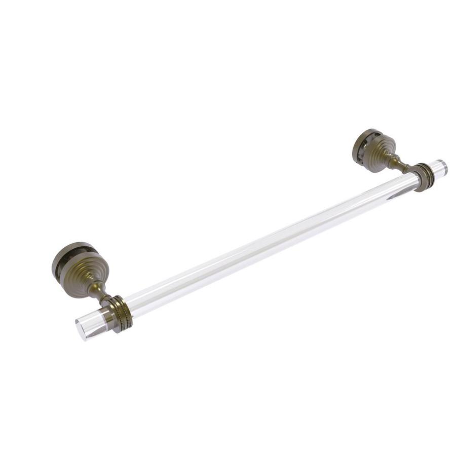 Allied Brass Pacific Grove 18-in Antique Brass Wall Mount Single Towel Bar