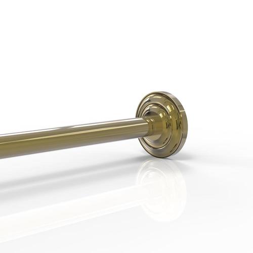 Allied Brass Que New Collection Shower Curtain Rod Brackets in