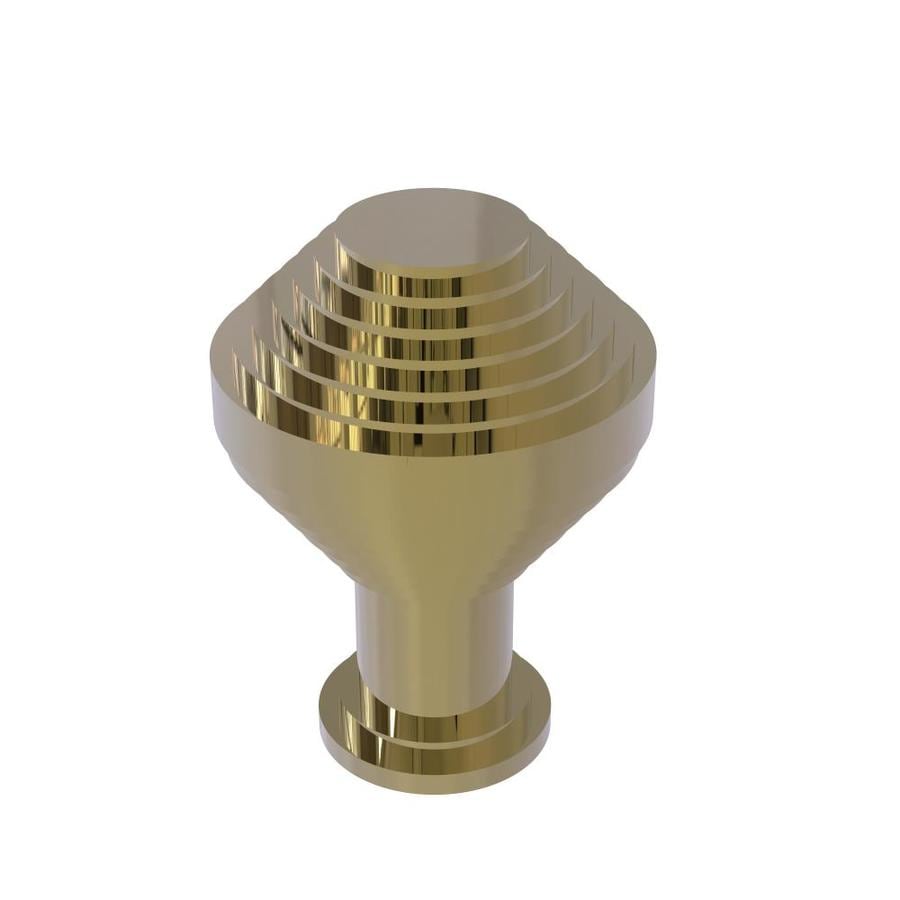 Allied Brass Cabinet Hardware Unlacquered Brass Round Modern Cabinet   013895547765 