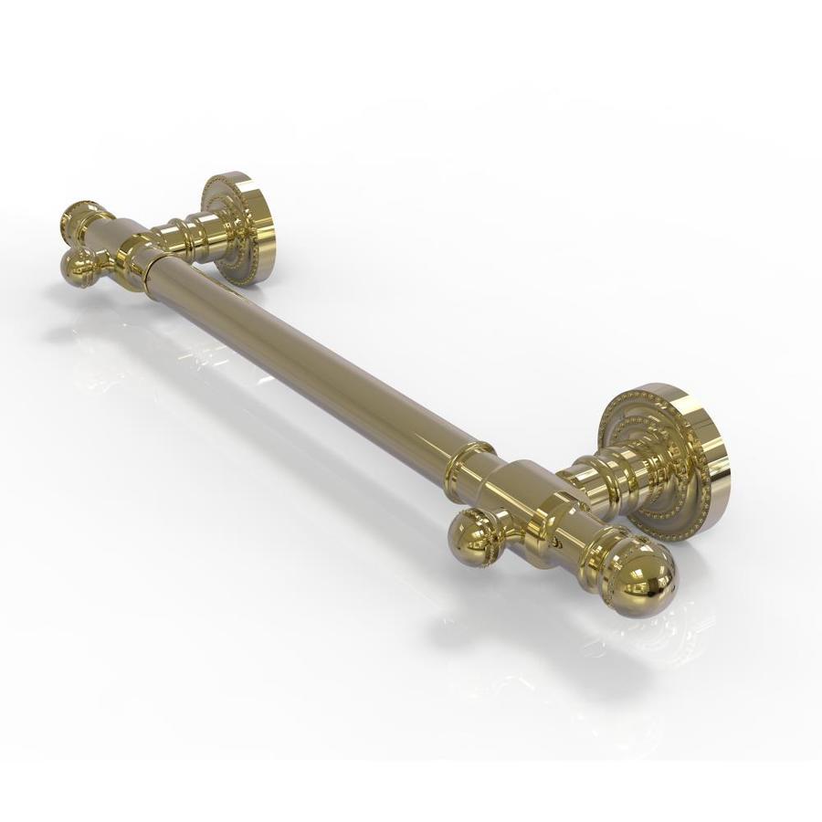 Allied Brass Dottingham 16-in Unlacquered Brass Wall Mount Grab Bar