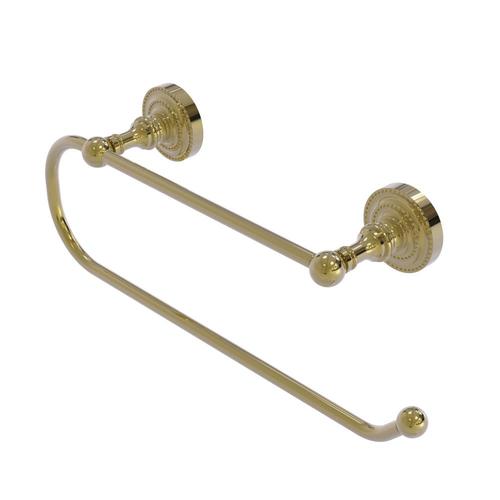 Allied Brass Metal Mounted Unlacquered Brass Paper Towel Holder in the Paper Towel Holders