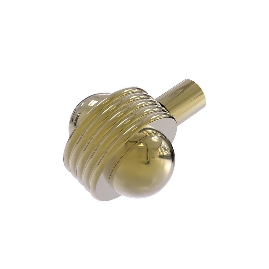 Allied Brass Hardware Unlacquered Brass Round Modern