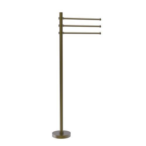 Allied Brass Antique Brass Freestanding Towel Rack in the Towel Racks
