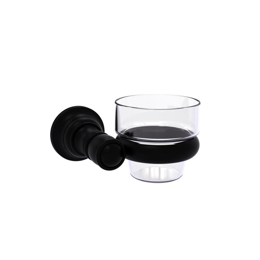 Allied Brass Carolina Collection Wall Mounted Votive Candle Holder in Matte Black