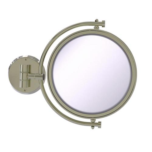 Allied Brass 8in x 10in Polished Nickel DoubleSided Magnifying Wall