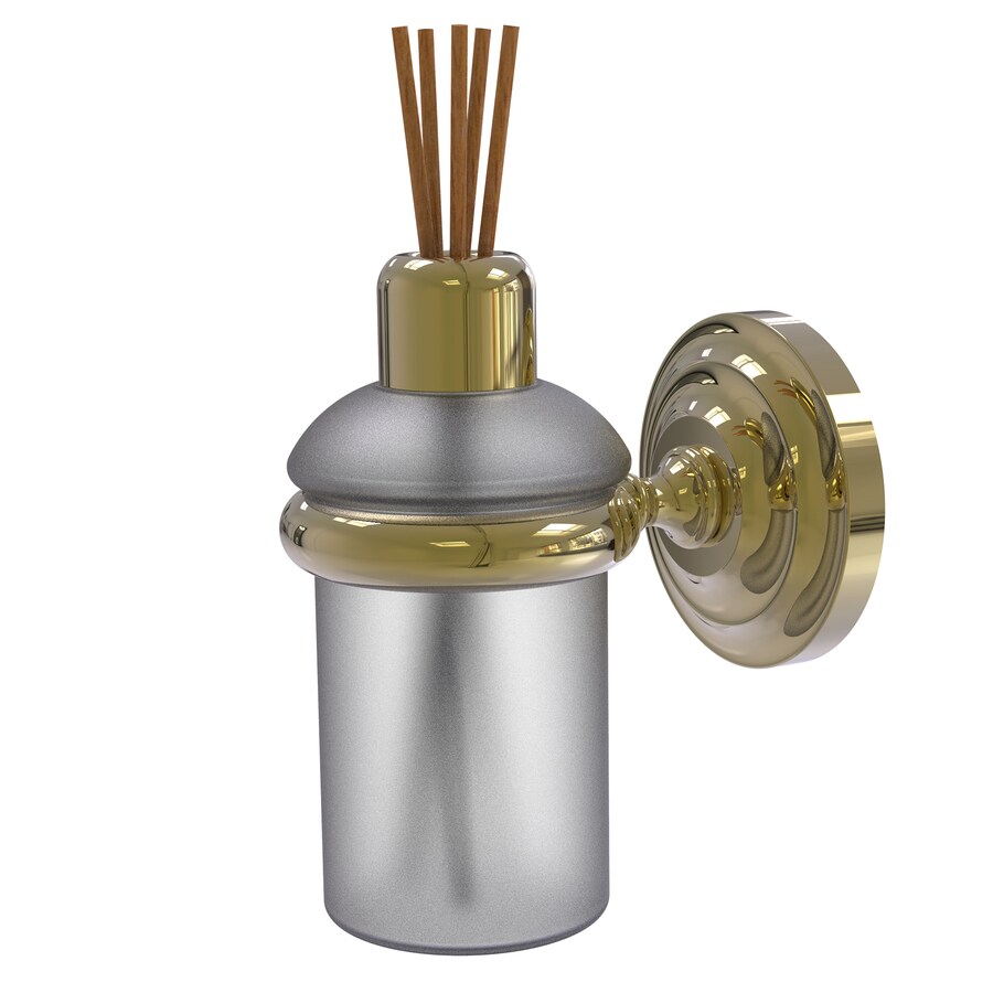 Allied Brass Que New Unlacquered Brass Brass Bath Accessory Set in the