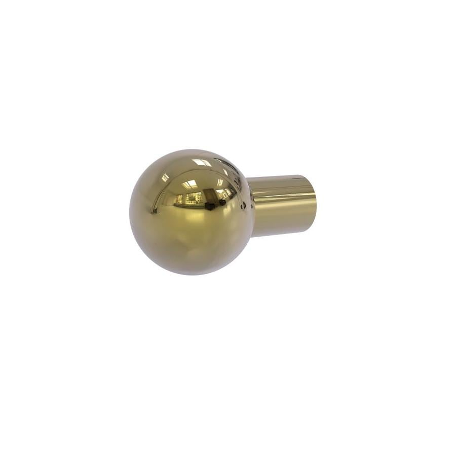 Allied Brass Cabinet Hardware Unlacquered Brass Round Modern Cabinet   013895675123 