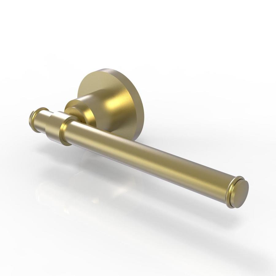 Allied Brass Washington Square Collection Euro Style Toilet Tissue Holder in Satin Brass at