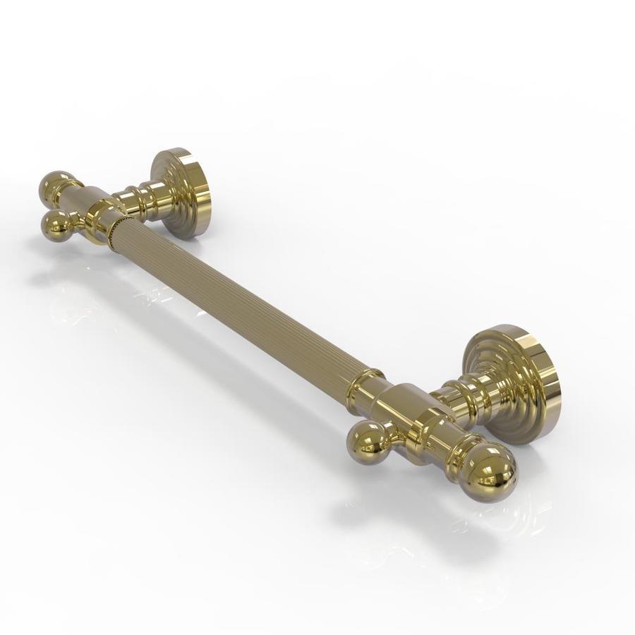 Allied Brass Waverly Place 16-in Unlacquered Brass Wall Mount Grab Bar