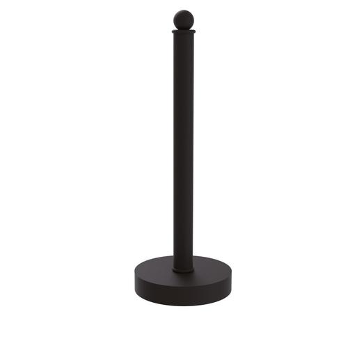 Allied Brass Metal Freestanding Oil Rubbed Bronze Paper Towel Holder in