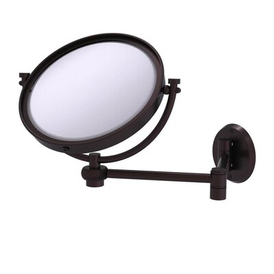 Allied Brass 8 In Wall Mounted Extending Make Up Mirror 4x Magnification With Twist Accent Antique Bronze At Com - Wall Mounted Extendable Mirror Bathroom Allied Brass 8 In Wall Mounted Extending Make Up Mirror 4x Magnification With Twist Accent Antique Bronze At Com - Wall Mounted Extendable Mirror Bathroom