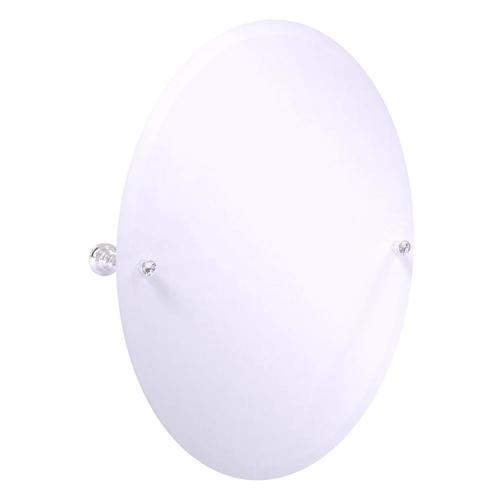 Allied Brass Ina Crystal Collection Frameless Oval Tilt Crystal Collection Frameless Oval Tilt