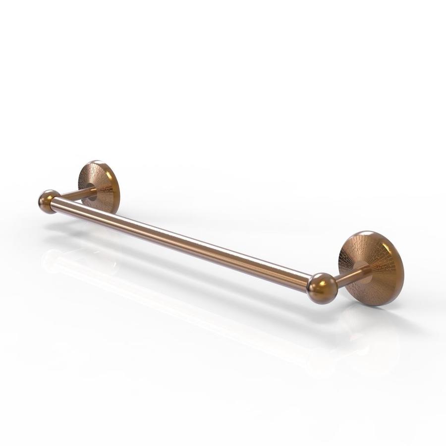 Allied Brass Prestige Monte Carlo 30-in Brushed Bronze Wall Mount Single Towel Bar