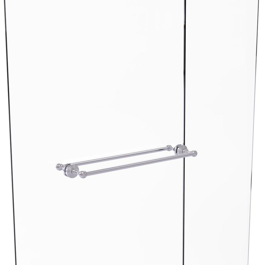 Allied Brass Waverly Place 24 In Double Satin Chrome Wall Mount