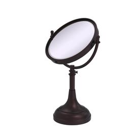 Height Adjustable 8 Inch Vanity Top Make-Up Mirror - Antique Bronze / 3X