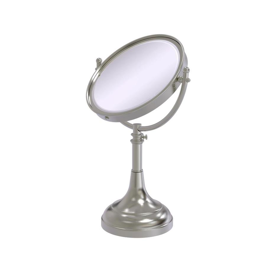 Allied Br 8 In X 23 5 Satin Nickel Double Sided Magnifying Satin Nickel Double Sided Magnifying