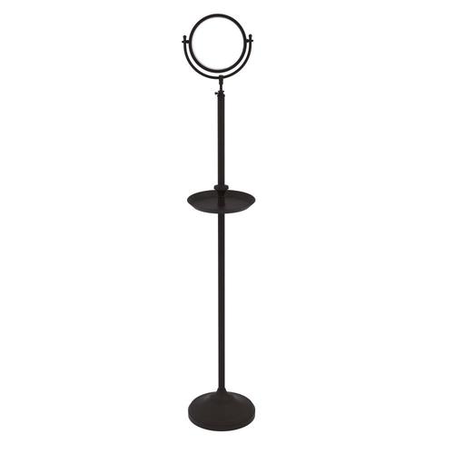 Allied Brass 10 5 In X 68 In Oil Rubbed Bronze Double Sided Magnifying Freestanding Vanity Mirror At Lowes Com