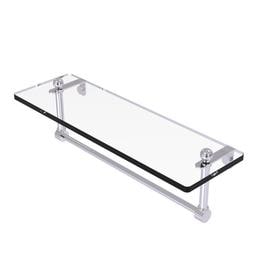 Allied Brass Prestige Regal 1-Tier Polished Chrome Brass Bathroom Shelf