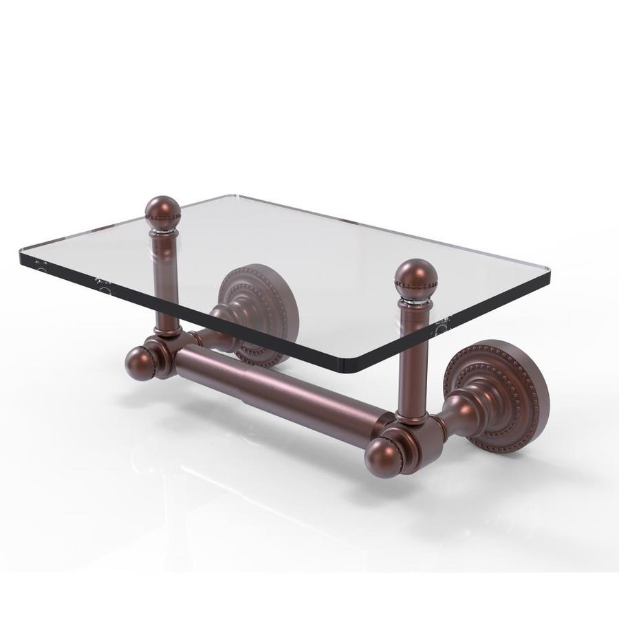 Allied Brass RW-24E-CA Retro Wave Collection Euro Tissue Holder Antique Copper