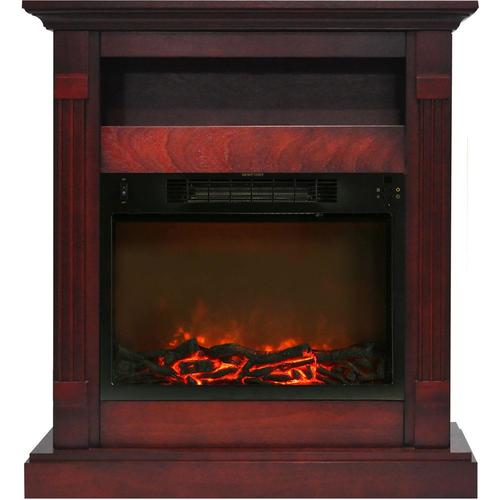 Cambridge 5.7in W White Fanforced Electric Fireplace at