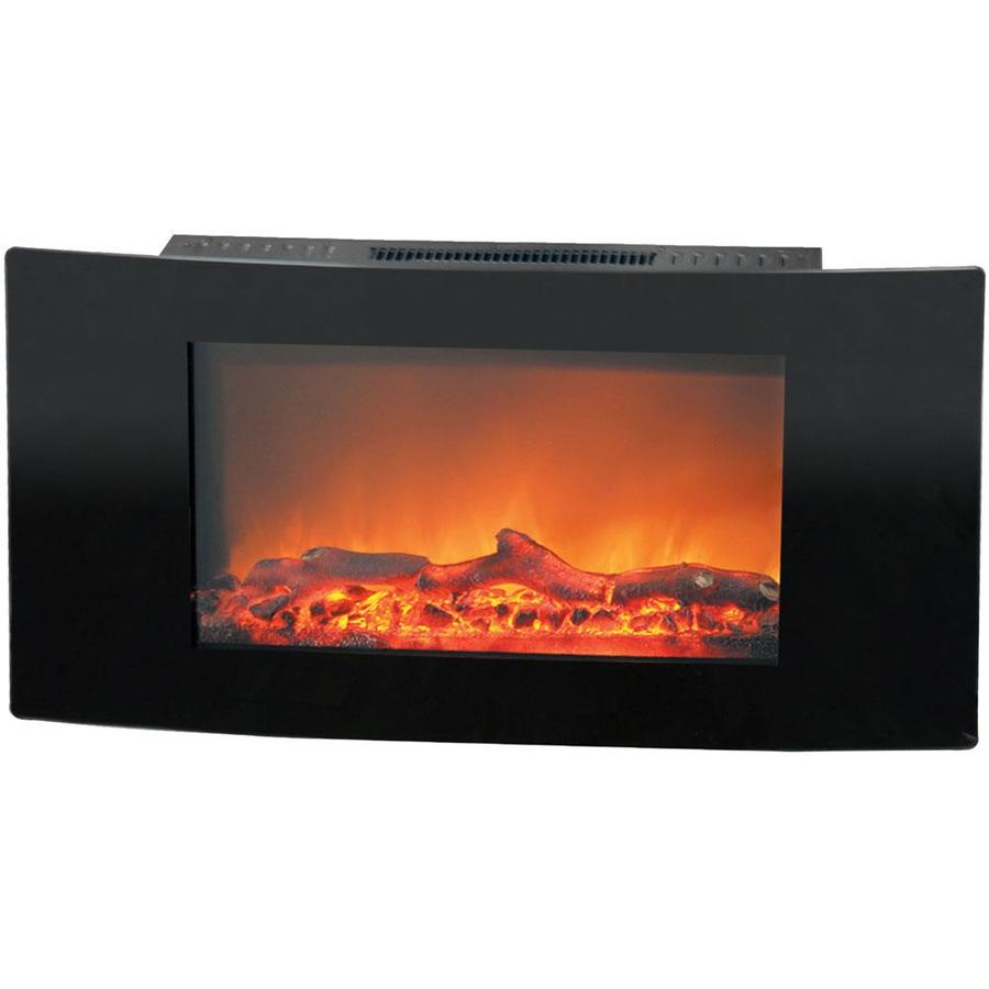 Cambridge 35 In W Black Fan Forced Electric Fireplace At Lowes Com