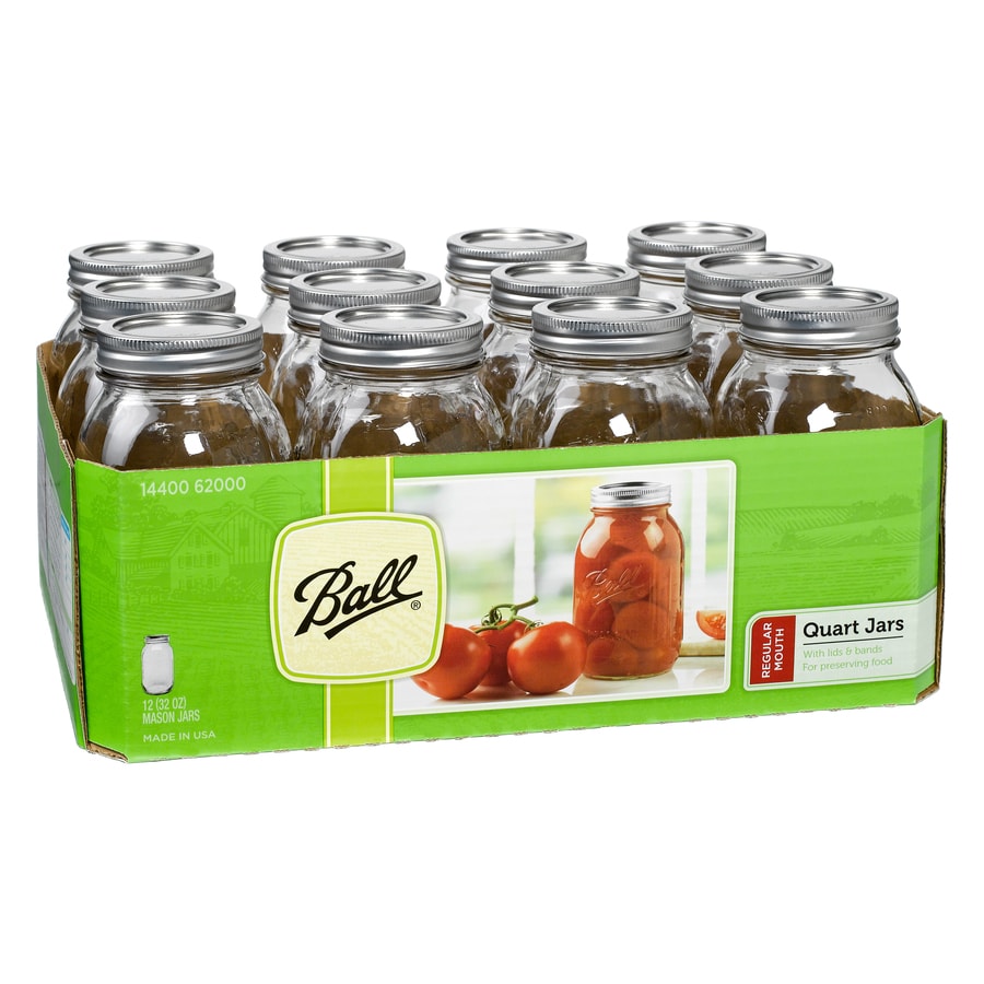 Ball Wide Mouth Canning Jars - 12 Count