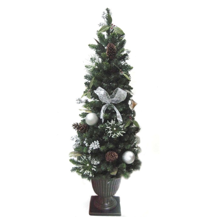shop allen roth 5 ft pre lit pine artificial christmas shop allen roth 5 ft pre lit pine artificial christmas