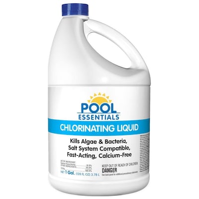 How much liquid chlorine to shock a pool with algae Pool Essentials 1 Gallon Liquid Pool Chlorine In The Liquid Pool Chlorine Department At Lowes Com