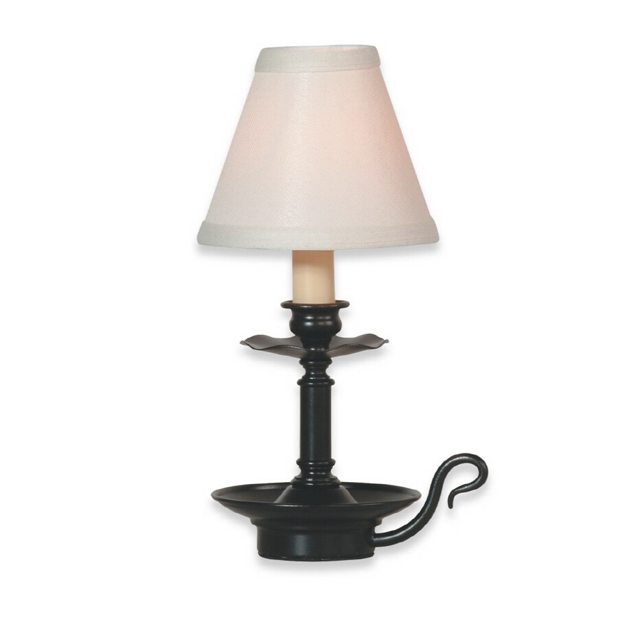 Candelabra Table Lamp With Beige Shade, Black Candelabra Table Lamp