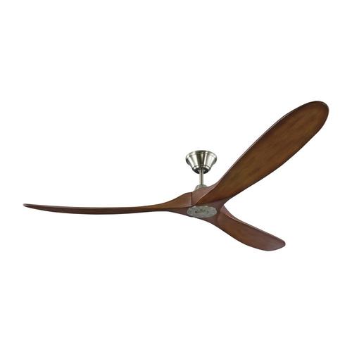 Monte Carlo Maverick 70 In Brushed Steel Indoor Outdoor Ceiling Fan And Remote 3 Blade At Lowes Com