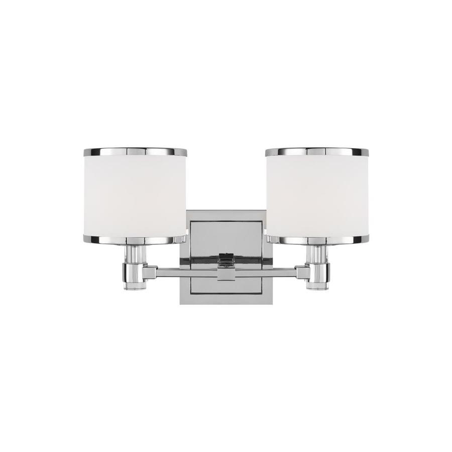 Feiss Winter Park 2Light Chrome Modern/Contemporary Vanity Light in