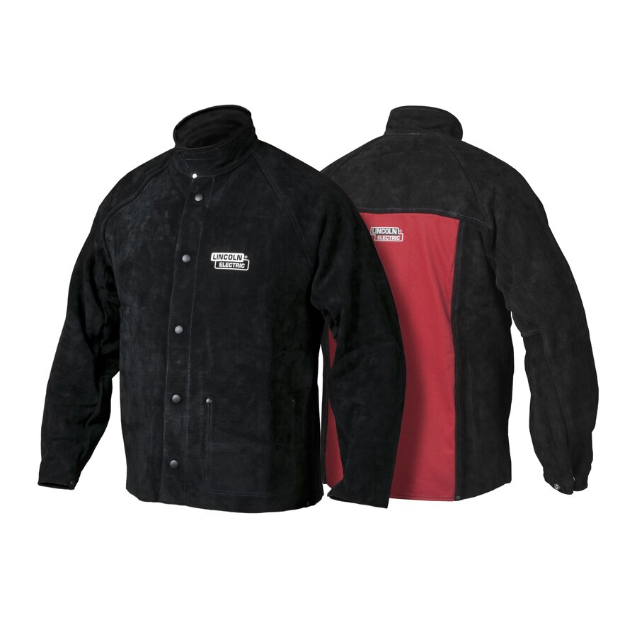 Lincoln Electric Red and Black Welding Jacket at