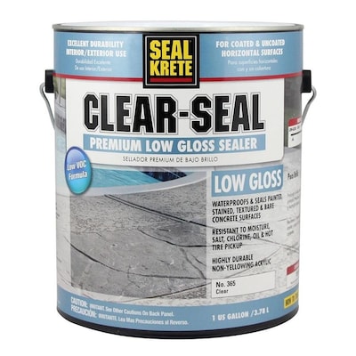 Seal Krete Clear Seal Low Concrete Sealer At Lowes Com