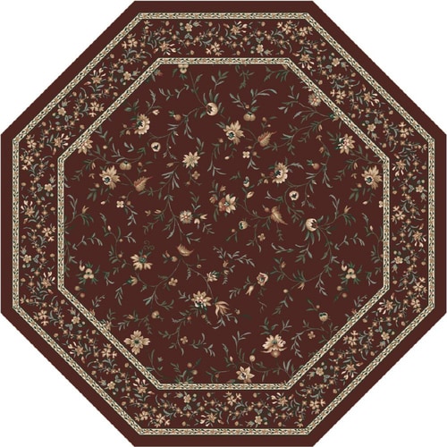 Milliken Hampshire Octagonal Cream Transitional Tufted Area Rug