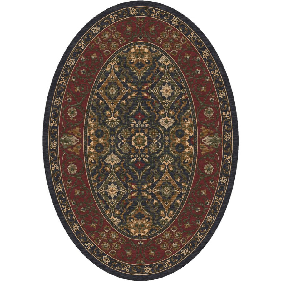 Milliken Sandakan Multicolor Oval Indoor Tufted Area Rug 5 x 8