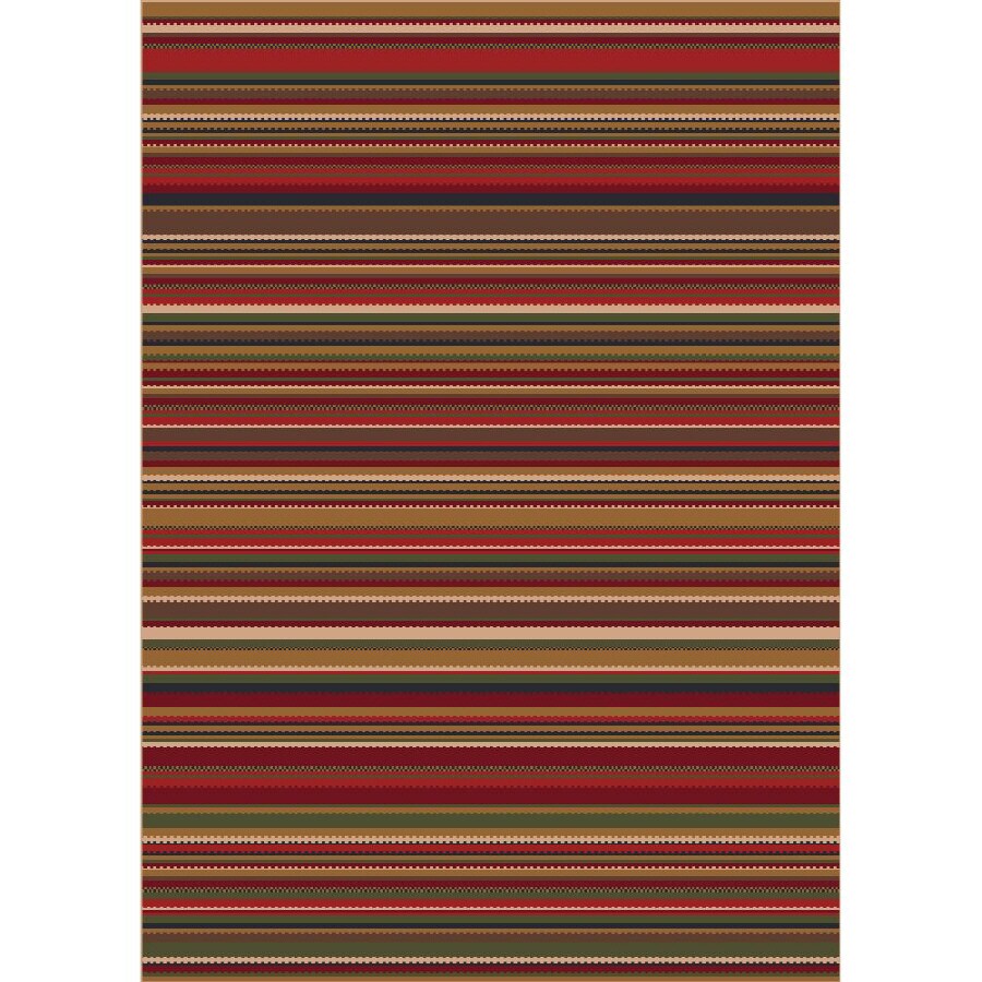 Milliken 7518-213-200 Canyon 4 X 6 (ft) Multicolor Stripe Area Rug