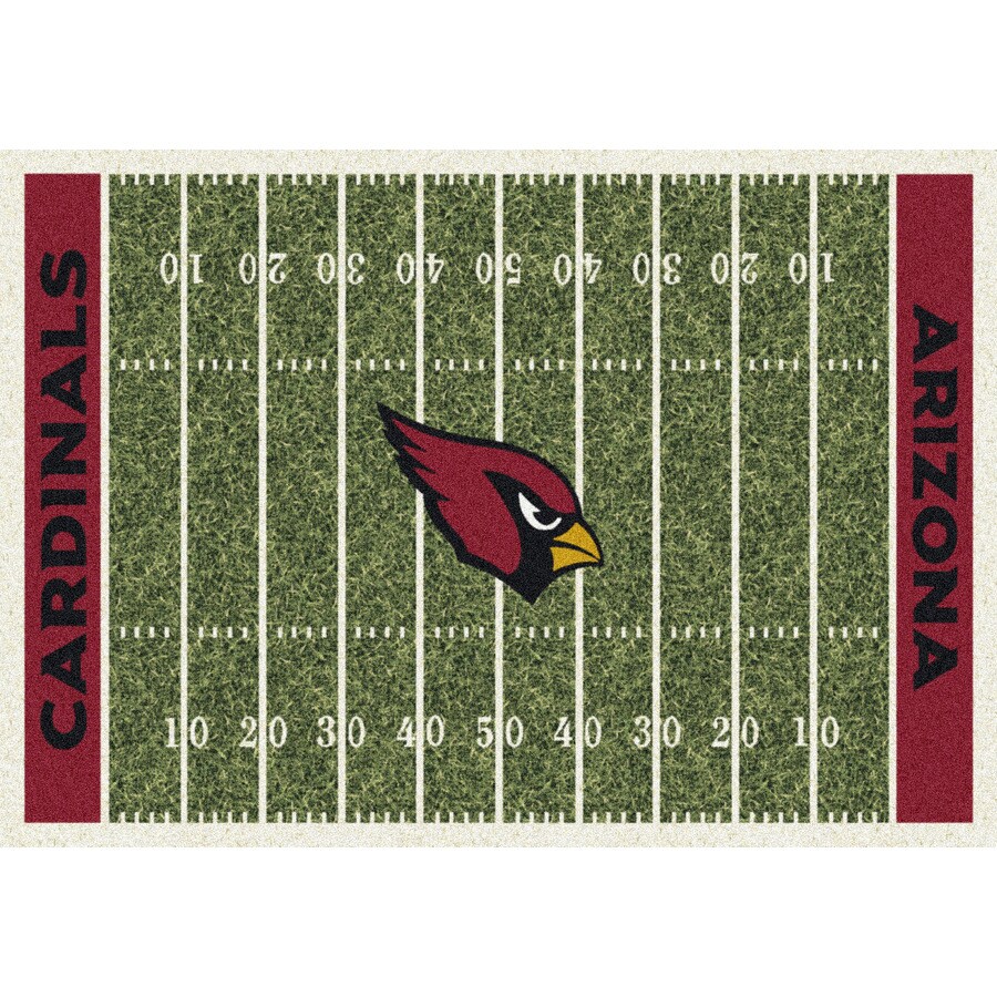 Milliken 533321-201-1003 NFL Home Field Multicolor Rectangular Indoor Tufted Sports Area Rug (Common: 5 x 8; Actual: 64-in W x 92-in L)